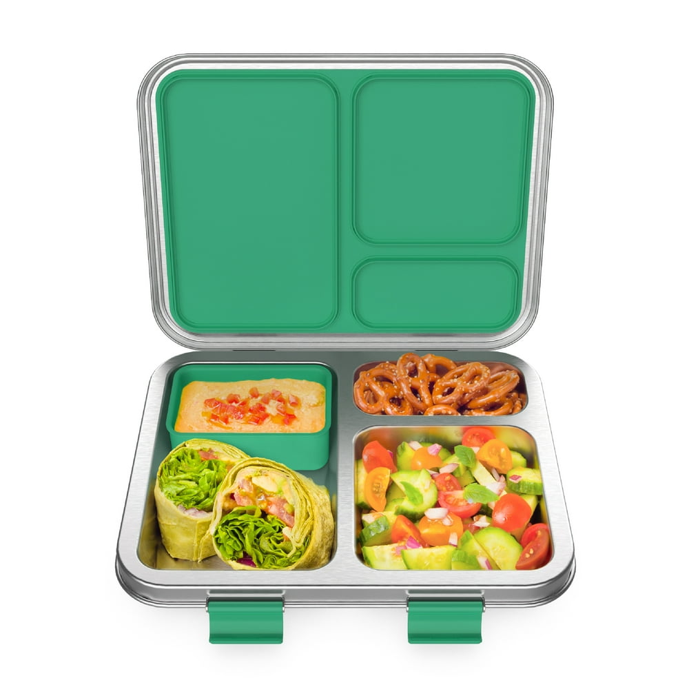 Bentgo Kids Stainless Steel LeakResistant Lunch Box BentoStyle, 3