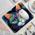 thumbnail image 2 of Cat Square Mouse Pad, 8.3x9.8 Inch, Non-Slip Rubber Bottom, Printed Desk Mat for Office and Gaming, 2 of 6