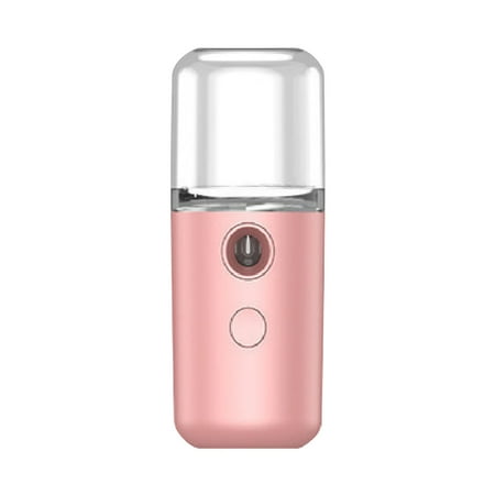 

Laxiabr Humidifiers for Bedroom Humidifier Daily Makeup Skin Care Eyelash Extensions Handy Mini Usb Rechargeable Mist Sprayer 30Ml Visual Water Tank Moisturizing Hydrating for Face (F A)