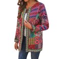 thumbnail image 1 of Bellella Vestes pour Femmes, Veste Ouverte à Manches Longues, Style Ethnique Décontracté, Cardigans Style-E 3TG, 1 of 3