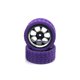 thumbnail image 2 of Ruedas de goma Modelo Modelo Crawler Rim Kit Accedentes de actualización de la pieza Reemplazo de accesorios para WPL C14 C24 C34 B14 B16 Púrpura 4 piezas Inevent FN010038-04, 2 of 6