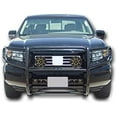 thumbnail image 3 of Black Horse Grille brush Bumper Guard Modular Black Come With pair of 7.0"Dia.LED Lights with Black Trim Rings Compatible with 2006-2014 Honda Ridgeline-17A152500A1MA-PLB, 3 of 7