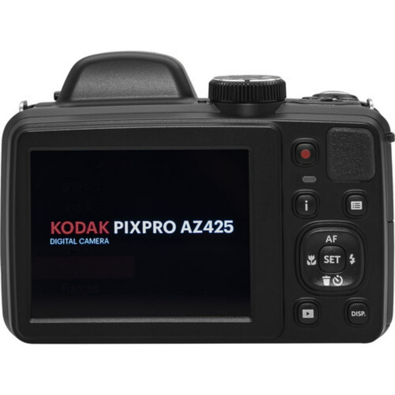 Kodak PIXPRO AZ425 Bridge Camera, 20.7MP, Black, 42X Zoom, Full HD