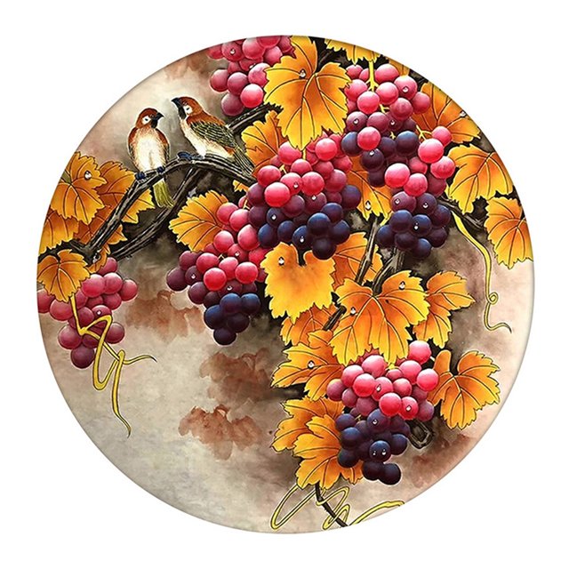 Conjunto de Frutas Ygjytge Punto Cruz Bordado Pintura en Lienzo Costura Estampada 11CT