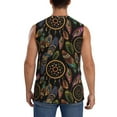 thumbnail image 4 of Daiia Decorative Feathers Printed Men's Tank Tops,Casual Soft Sleeveless Gym Muscle Shirts Bodybuilding Tee-Large, 4 of 8