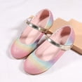 thumbnail image 3 of HUANBAI Children Flat Shoes Soft Soled Sandals Fashionable Colorful Princess Performance Shoes 11, 3 of 8
