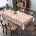 thumbnail image 4 of Peach Fruit Tablecloth Summer Sweet As A Peach Girl Birthday Party Decoration Seasonal Country Farmhouse Kitchen Dining Room Table Decor-60×84 inch, 4 of 5
