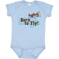 thumbnail image 3 of Inktastic Airplane Future Pilot Born to Fly Boys Baby Bodysuit, 3 of 5