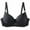 Black, variant on Push up Bras for Women C Cup Lace Plus Size Underwire C Cup Bra Spaghetti Strap T Shirt Bras Solid Underwear