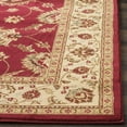 thumbnail image 6 of SAFAVIEH Lyndhurst Miah Floral Border Area Rug, Red/Ivory, 3'3" x 5'3", 6 of 8