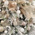 thumbnail image 4 of 12 PCS 3.9-Inch Glitter Snowflake Ornaments, Plastic Xmas Tree Decorations for Christmas, Holiday, and Winter Home Decor, 4 of 5