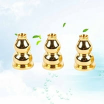 Worgeous 3 PCS Holders Incense Stick Base Incense Burner Holder 2.30X1.40X1.40CM Golden