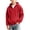 Red, variant on Atogsazn Kids Boys Oversized Full Zip Hoodies Childrens Casual Long Sleeve Hooded Sweatshirt Fall Winter Jogger Tops Navy 7-8 Years Fashion