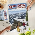 thumbnail image 5 of Lantern Press 1000 Piece Jigsaw Puzzle, Golden, Colorado, Snowshoer Scene, 5 of 5