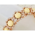 thumbnail image 4 of Alilang Golden Tone Crystal Rhinestone Sunshine Yellow Bead Stone Chain Fashion Bracelet, 4 of 4