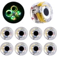 thumbnail image 1 of LED Fishing Lures Assortment Deep Drop LED Fishing Spoons Underwater Flasher Diamond Lights Trolling Lures Halibut Rig LED Eyes-10 Pack LED Eyes-10 Pack, 1 of 8