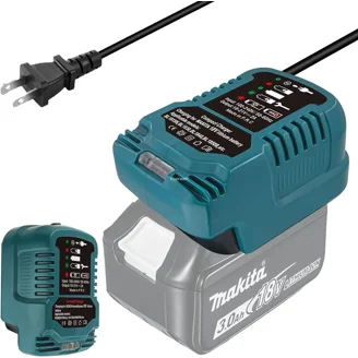 Makita DC18RC Replacement Charger - 18V Rapid Li-ion Charger For BL1815 BL1830 BL1840 BL1850 Batteries