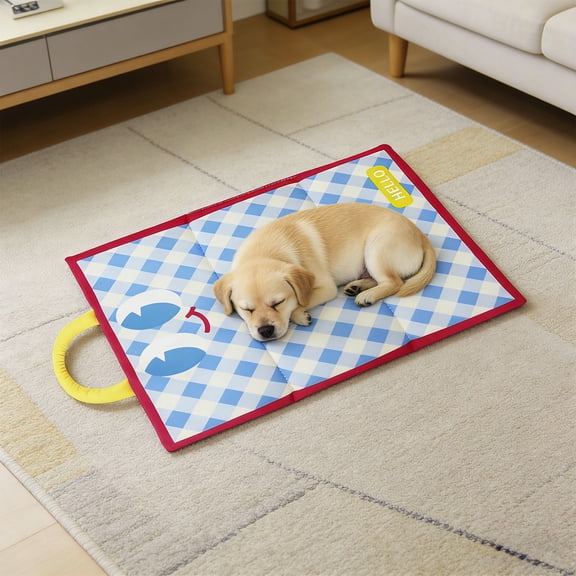 Pet Cooling Mat 22 Inch Cooling Pad for Small Cats Dogs Under 5 Lb Summer Sleeping Bed Crate Sofa Car Travel Indoor Outdoor Washable Breathable Portable Chill Pad Home Daily Comfort Pad Daily Use