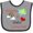 Heather and Black, variant on Inktastic Someone in Idaho Loves Me Boys or Girls Baby Bib