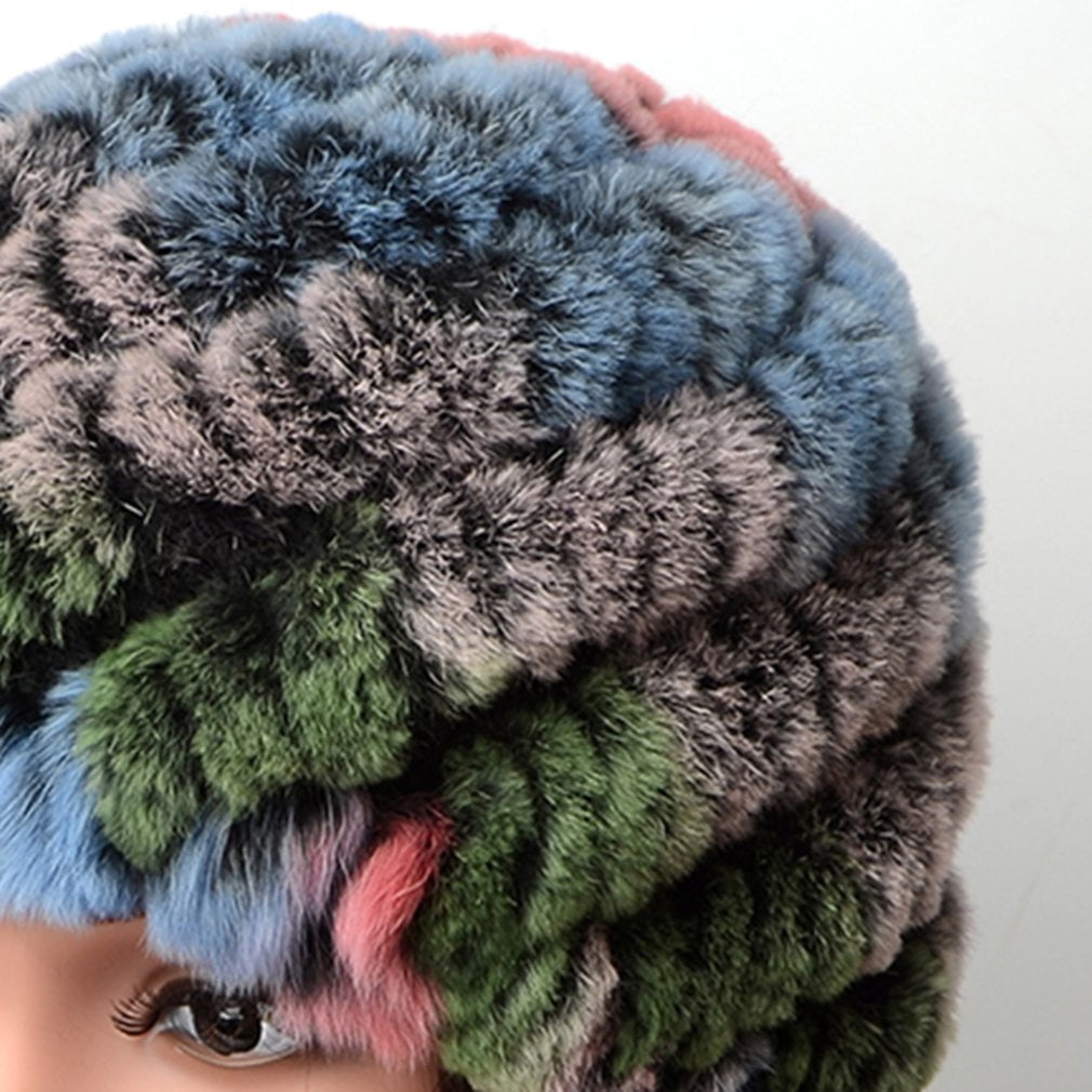 fluffy fur hat