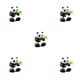 thumbnail image 3 of Advancent Panda Toy Aspecto exquisito Estilo aleatorio DIY Accesorios de paisajismo Adorno decorativo Larga vida útil Tipo 2 Type2 NO2, 3 of 6