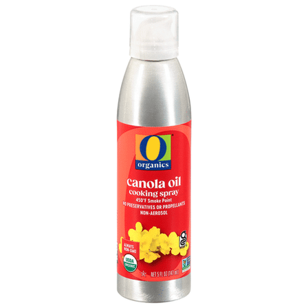O O Organic Canola Oil Cooking Spray, USDA Organic, Non-GMO, 5 oz
