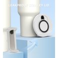 thumbnail image 7 of For Stanley Cup Accessory Magnetic Phone Holder for Quencher FlowState 40 OZ Tumbler Magsafe Phone Stand for Gym Office Home Car White Holder, 7 of 7