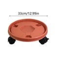thumbnail image 3 of Hearth & Gear avec Roues Caddy Rond Intérieur Extérieur avec Roues Rouleau Naturel Support Chariot Palette Rouleaux Intérieur Extérieur Fleur Intérieur Auto-Arrosage Tissé, 3 of 6