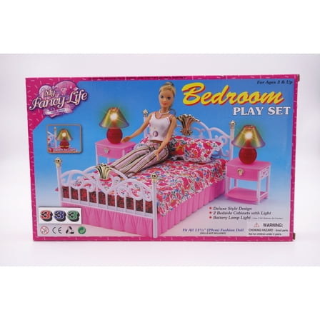 Gloria My Fancy Life Bedroom Doll Furniture, 7 Pieces