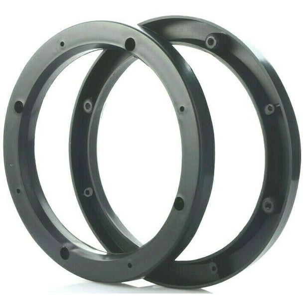 TWO 6.5" CAR STEREO SPEAKER SPACER MOUNTS 1/2" DEPTH RING ADAPTER