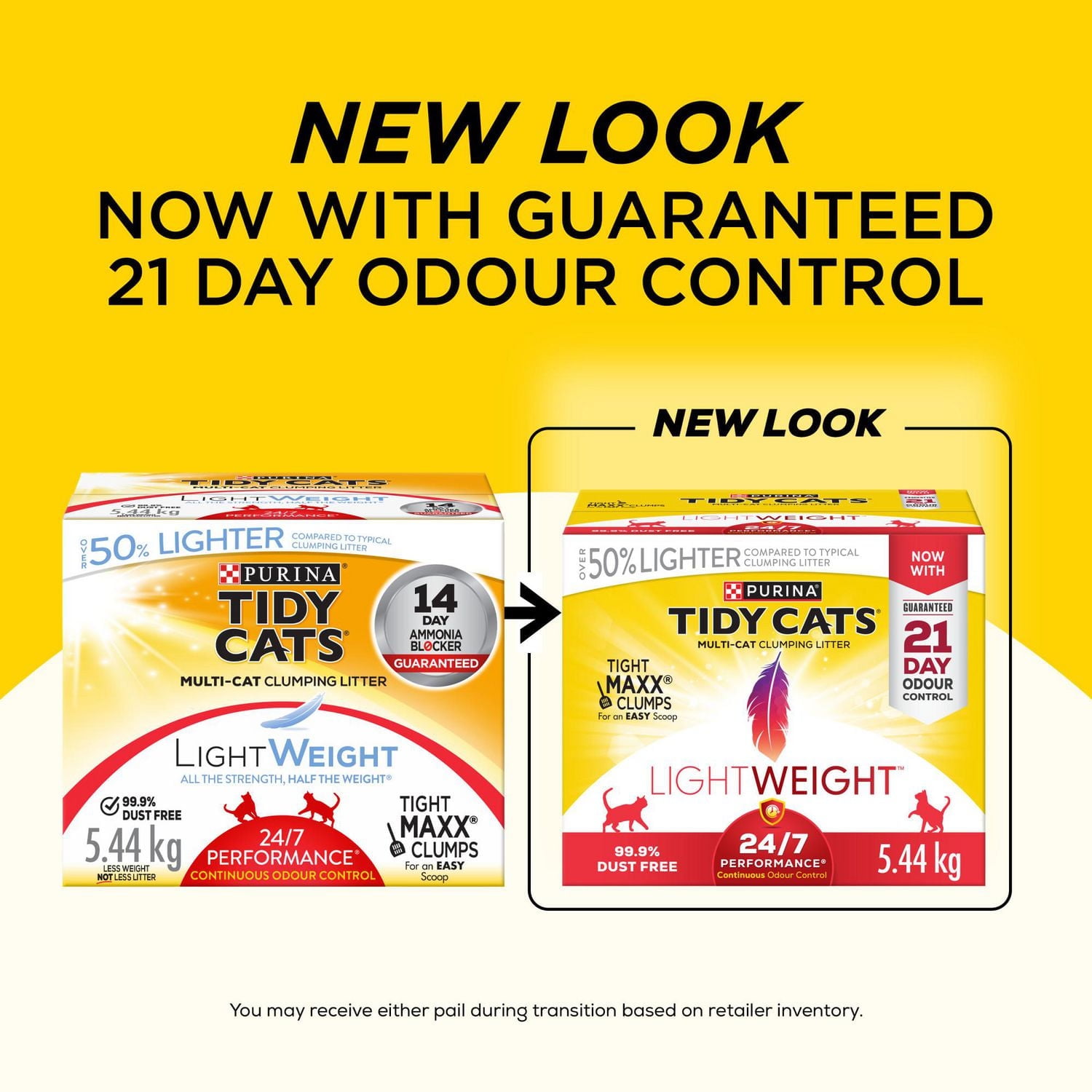 Tidy Cats LightWeight 24/7 Performance Multi-Cat, Clumping Cat Litter 5.44 kg, 5.44 kg