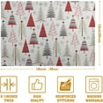 thumbnail image 4 of Christmas Tree Placemats Set of 4 Geometric Colorful Xmas Place Mats 12x18 Inch Seasonal Winter Holiday Farmhouse Washable Linen Table Mat for Party Kitchen Dining Decoration, 4 of 7
