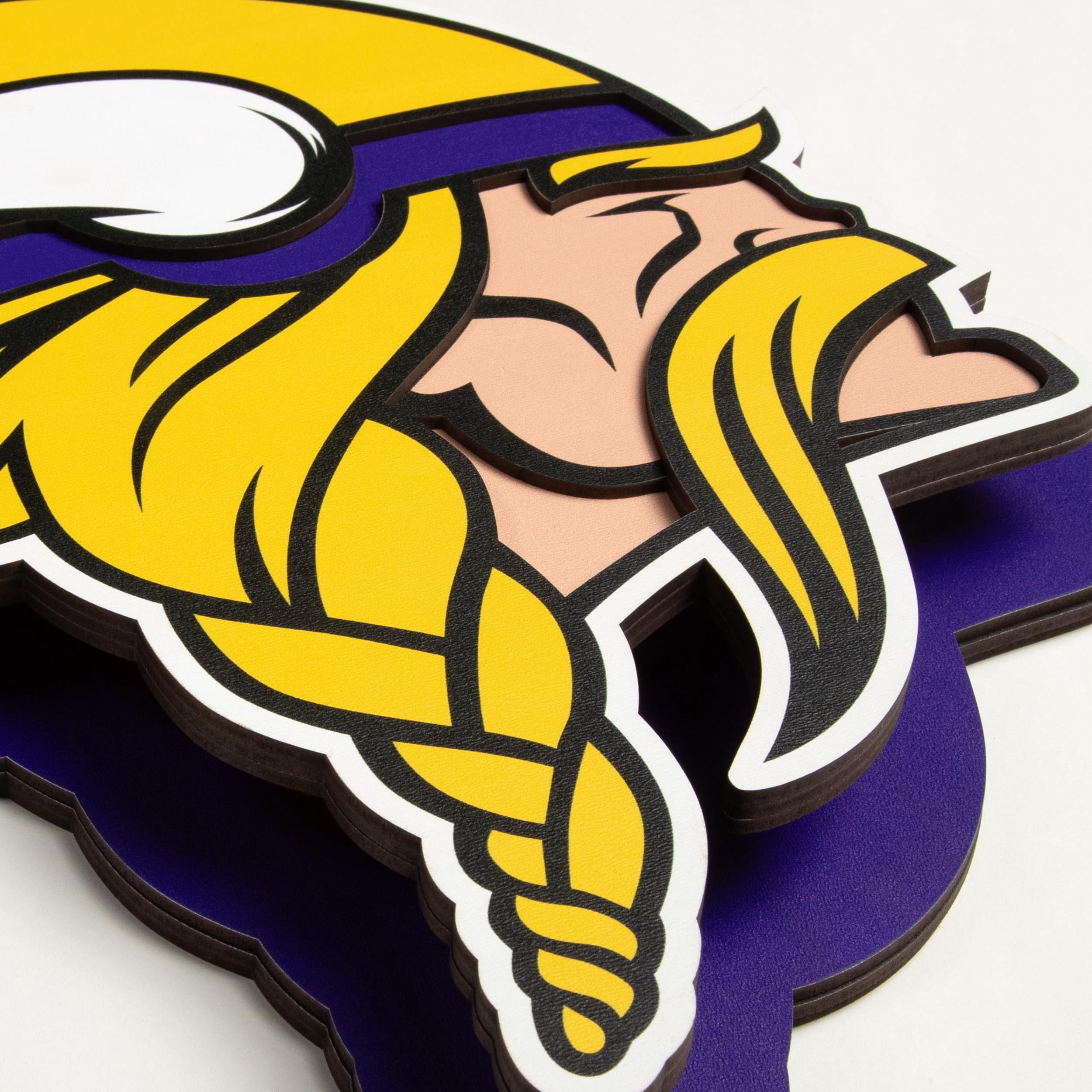YouTheFan NFL Minnesota Vikings 3DX Die Cut Wall Art