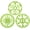 Green, variant on Silicone Trivet Mat - Non-Slip & Heat Resistant Kitchen Pads for Countertops & Table - Trivets for Hot Dishes & Cookware - Pot Holder for Pots & Pans - Light Purple, Set of 3