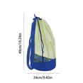 thumbnail image 3 of Kbndieu Mesh Beach Bag, Large Beach Tote with Drawstring Top, Toys Pool Bag for Family Travel Vacation Cruise, 3 of 6