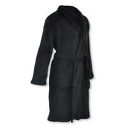 Rocawear Boys Removable Belt Plush Bathrobe, Black
