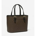 thumbnail image 3 of Michael Kors Womens XS Carry All Jet Set Travel Womens Tote 35T9GTVT0B-BRN/BLK (BROWN/BLK), 3 of 4