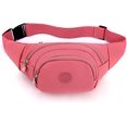 thumbnail image 1 of Riñonera para hombre y mujer, con cinturón ajustable, resistente al agua, para senderismo, viajes, correr, senderismo, ciclismo, etc., 1 of 5