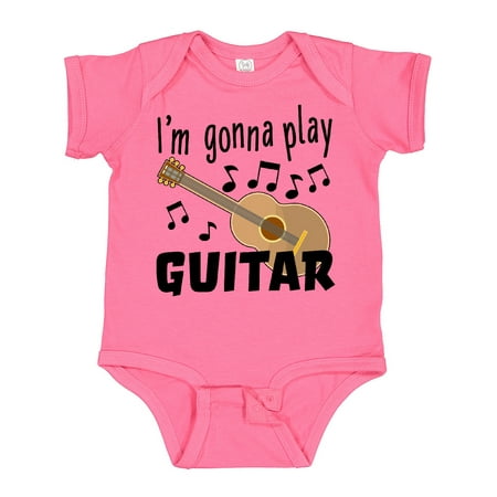 

Inktastic I m Gonna Play Guitar- Music Boys or Girls Baby Bodysuit