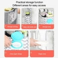 thumbnail image 3 of POINTERTECK Hanging Baby Diaper Caddy Organizer with Paper Pocket  Diaper Stacker  Baby Crib Hanging Storage Organizer Bag for Changing Table  Crib  or Wall Nursery Organization, 3 of 6