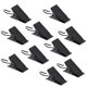 thumbnail image 3 of 2 X 10 Piezas Clips de Cortina Resistentes con Ganchos Clips de Resorte Clips para Colgar Clavijas Pin Negro 2 piezas, 3 of 8