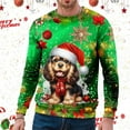 thumbnail image 4 of GDREDA Sweat à Capuche pour Hommes - Haut de Sport Polyvalent pour l'Hiver, Col Rond, Mode Urbaine Décontracté C,m, 4 of 4