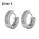 thumbnail image 1 of Pendientes de cruz de circón Cz Aro redondo Stud Piercing de oreja Zirconia cúbica Huggie Hoop Pendiente Cartílago de hélice Tragus Ear Stud ShuxiuWang 8390614775688, 1 of 1