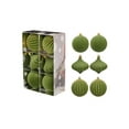 thumbnail image 2 of XEOVHV Christmas Decorations 6 Piece Flocked Christmas Balls Christmas Decoration SetMultiple Styles Of Christmas Tree Decorations Can Also Be Used For Other Party, 2 of 9