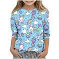 thumbnail image 1 of Eres más que una prueba Puntuación Estilo de camisa Niños Día de Pascua Imprimir 3/4 Manga Cuello redondo Casual Top Boys Camisas de manga larga Tamaño 12-14 Juventud, 1 of 6
