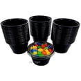 thumbnail image 2 of Empress 3.25 oz. BLACK Plastic Disposable Portion Souffle Container Food Cups with Lids (Pack of 500 Sets), 2 of 6