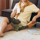 thumbnail image 5 of Fotbe Surreal Brain Tree Pantalones Cortos de Pijama para Hombre, Ropa de Dormir, Pantalones de Pijama Cortos para Hombre-Large, 5 of 6