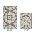 thumbnail image 5 of Better Trends 2 Piece Bathroom Rug Set 100% Cotton Extra Soft Tufted Bath Rug Water Absorbent Non-Slip Bath Mat Machine Washable (Beige) Medallion Collection, 5 of 7
