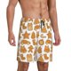 thumbnail image 2 of Balery Christmas Elements Pantalones cortos de pijama de punto de algodón para hombre con cinturilla y bolsillos-XX-Large, 2 of 6