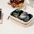 thumbnail image 7 of Totoro Velvet Portable Earring Holder with Removable Compartment - Gift-Worthy Jewelry Stand and Travel Organizer with Necklace Holder, 7 of 7